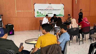 Penamabangan Ilegal di Palu Jadi Topik Diskusi AMSI Sulteng